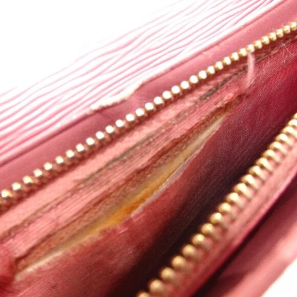 032190AR (K2) Prada Wallet Long Pink Leather - Picture 13 of 16